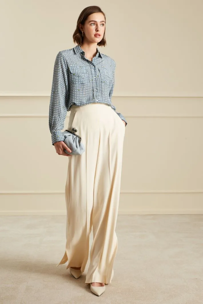 Camicia in pura seta