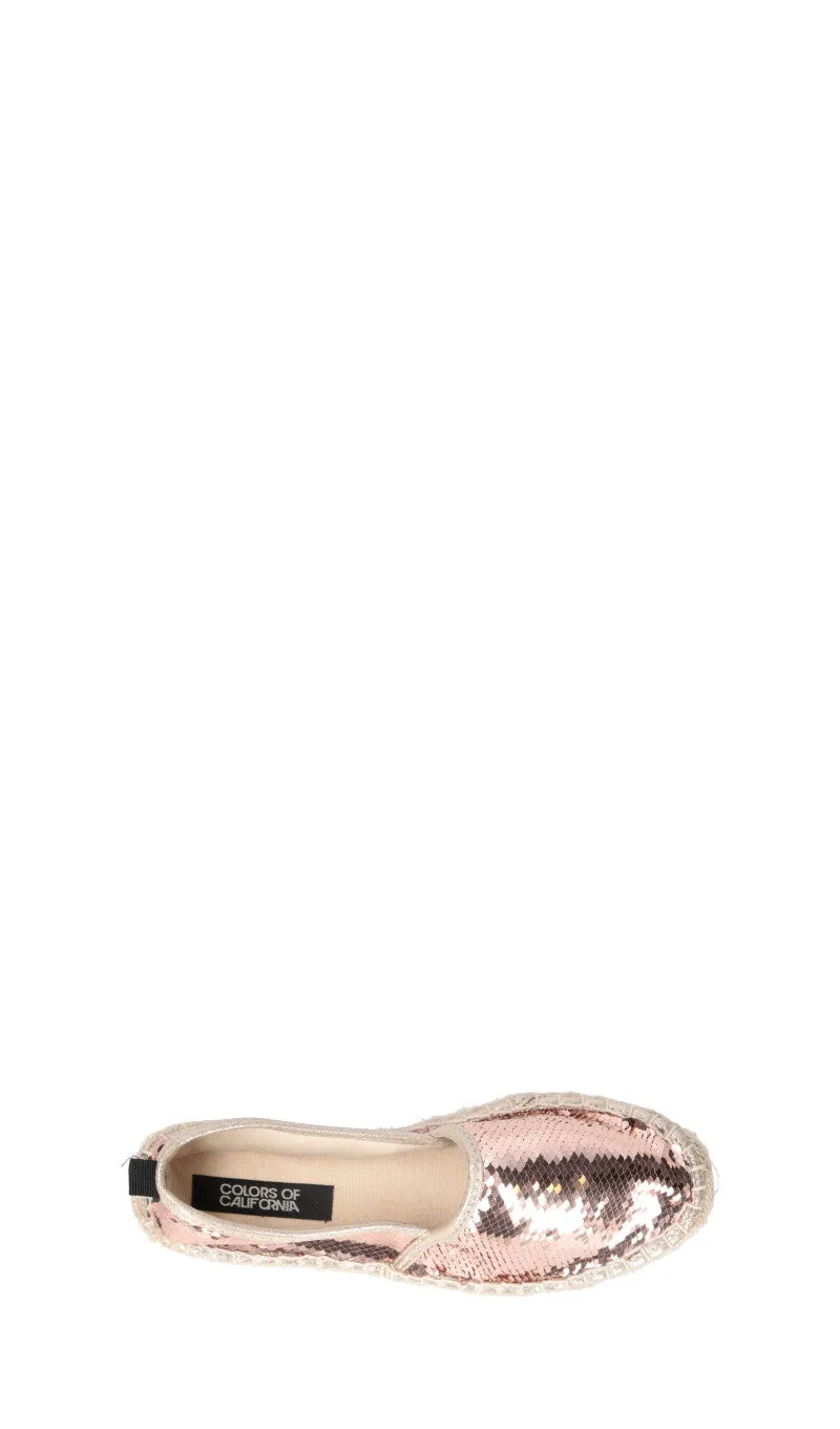 COLORS OF CALIFORNIA Espadrillas donna rosa