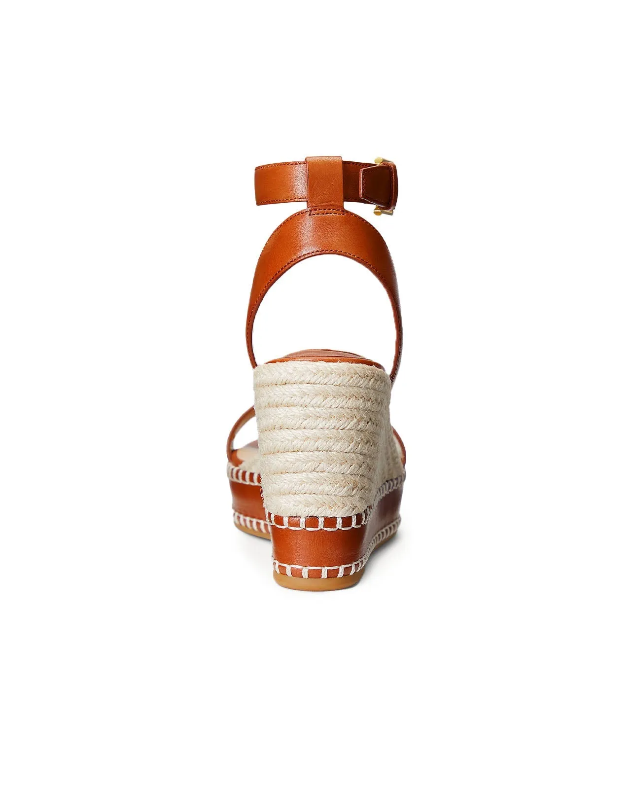 Espadrilla Hilarie con zeppa tan