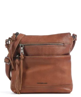  FredsBruder My old Friend Borsa a tracolla pelle granulata marrone  