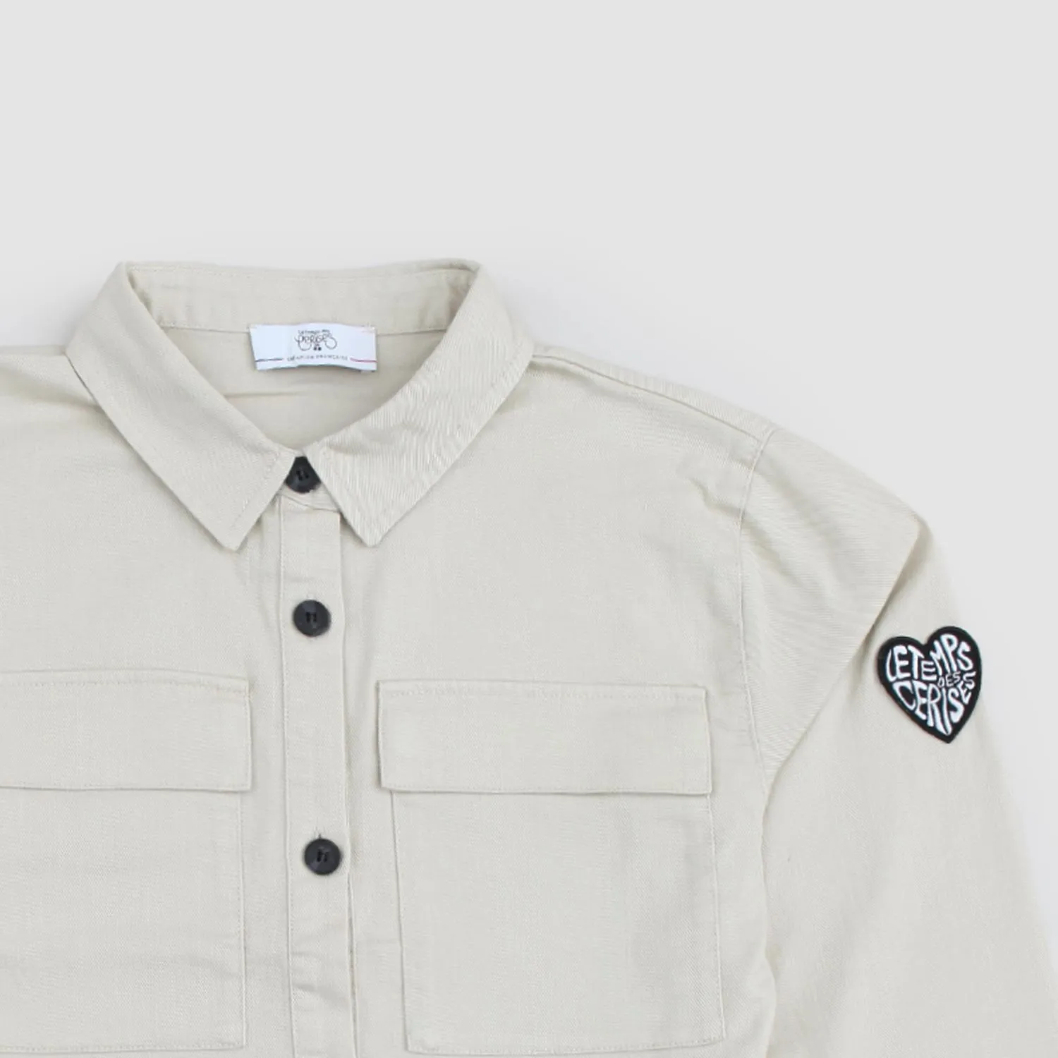 Giacca Beige Crop Bambina