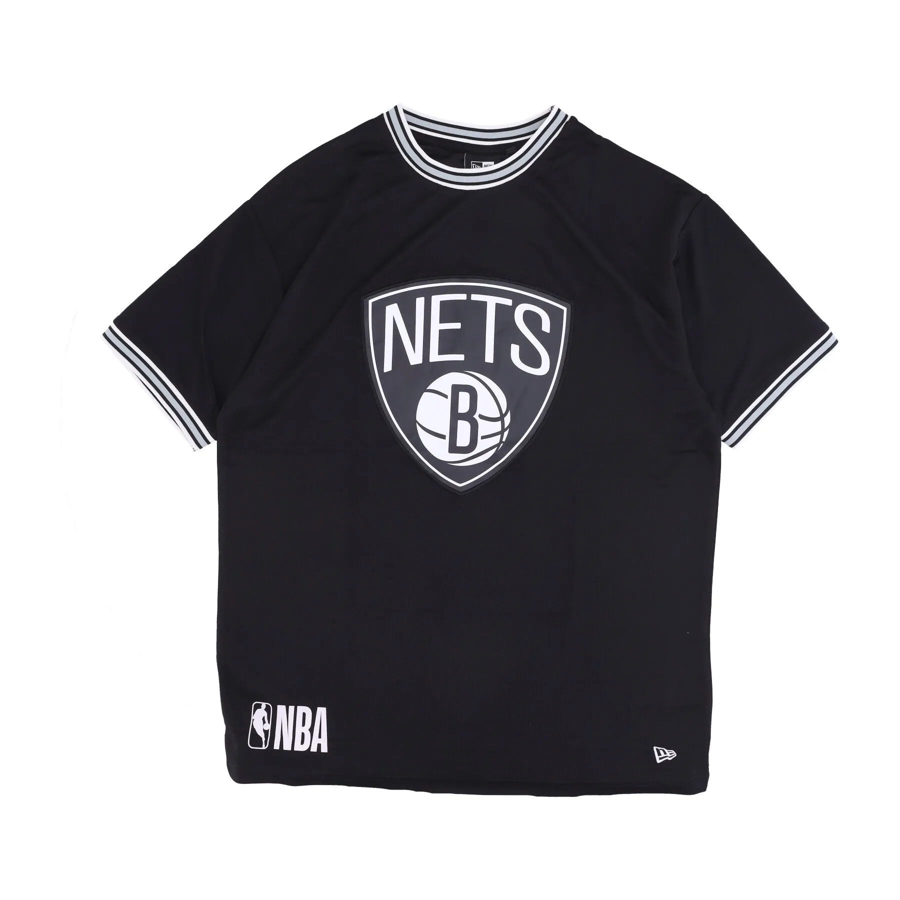 Maglietta Uomo Nba Team Logo Oversized Mesh Tee Bronet Black/white