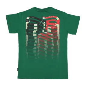 Maglietta Uomo Ribs Blind Tee Green Bottle