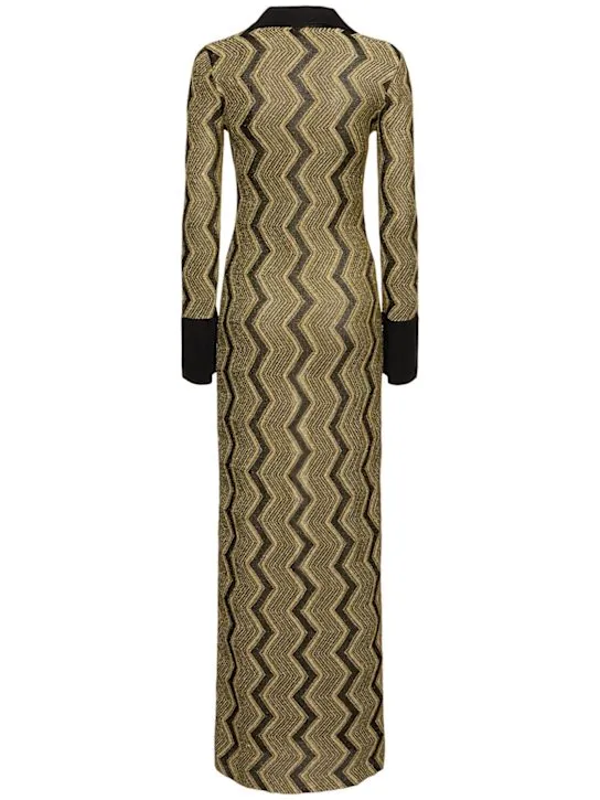Missoni Cardigan lungo in maglia di lurex 