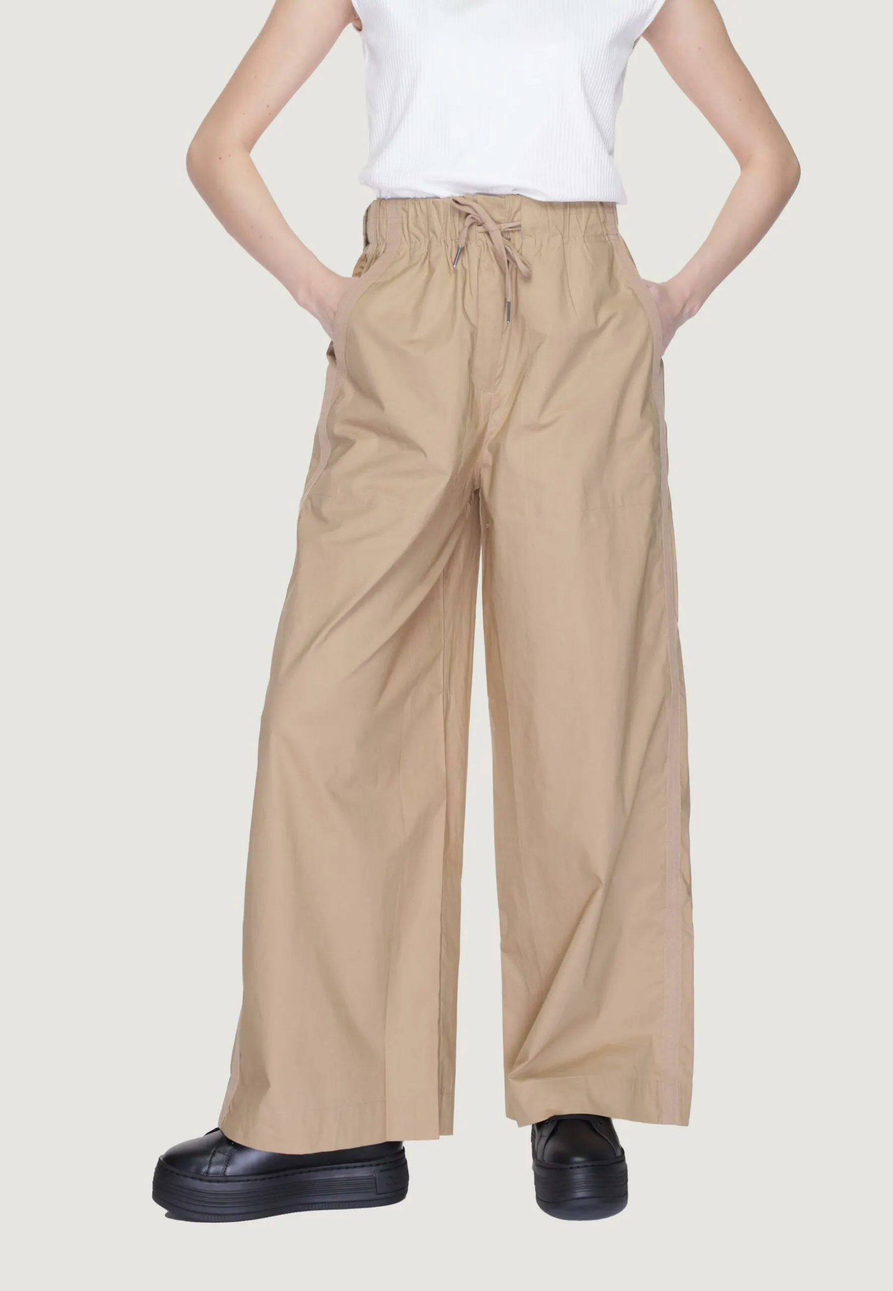 Pantaloni a palazzo Blauer  Beige