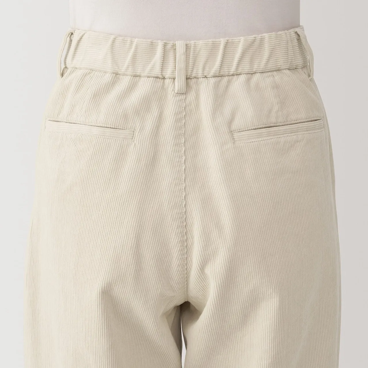 Pantaloni in velluto a coste da donna in misto kapok