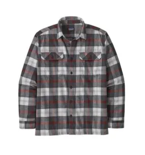 Patagonia Camicia di flanella in cotone organico Mw Fjord (Forage: nero inchiostro) uomo