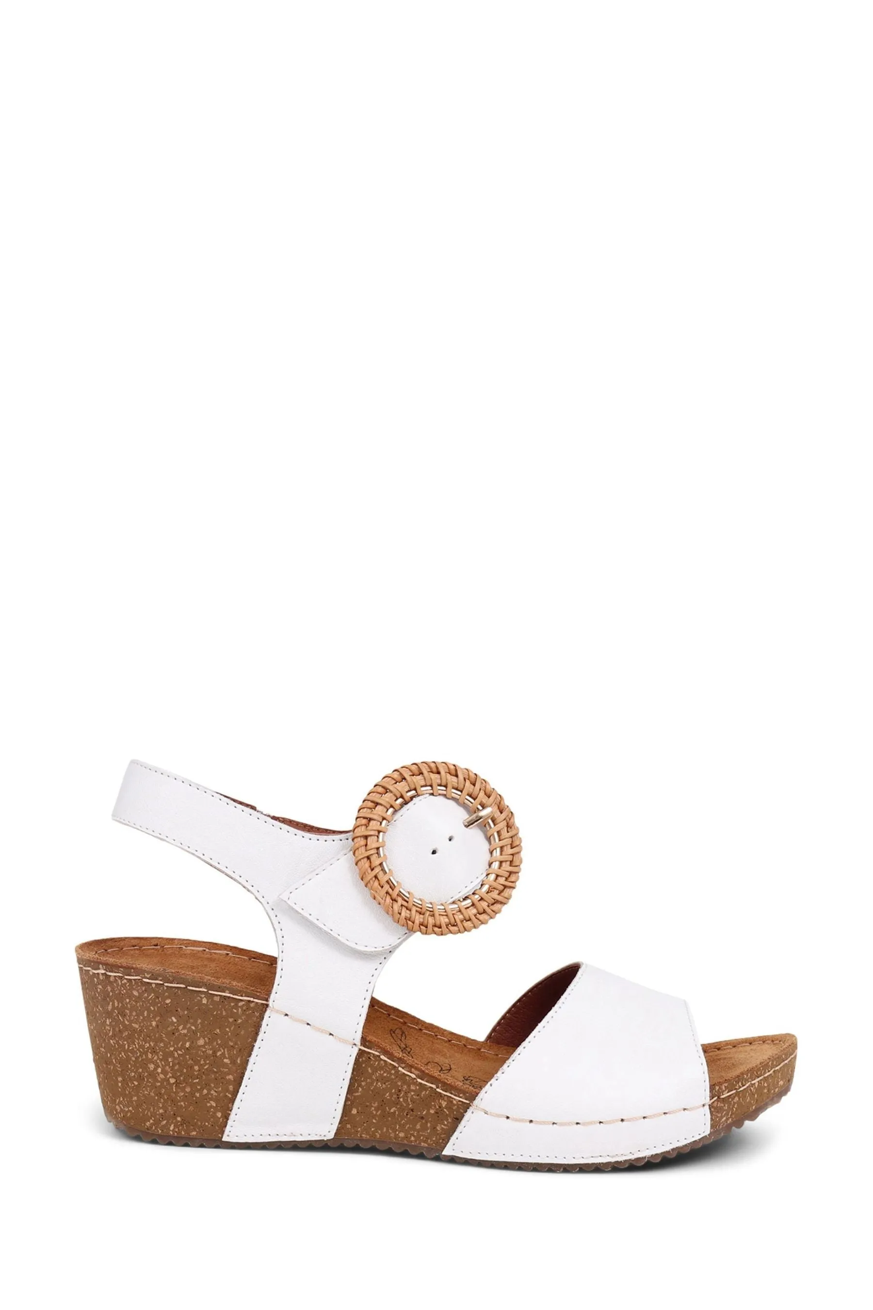 Pavers - Sandali in pelle con zeppa