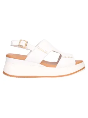Sandalo con zeppa Epochè Xi da donna bianco