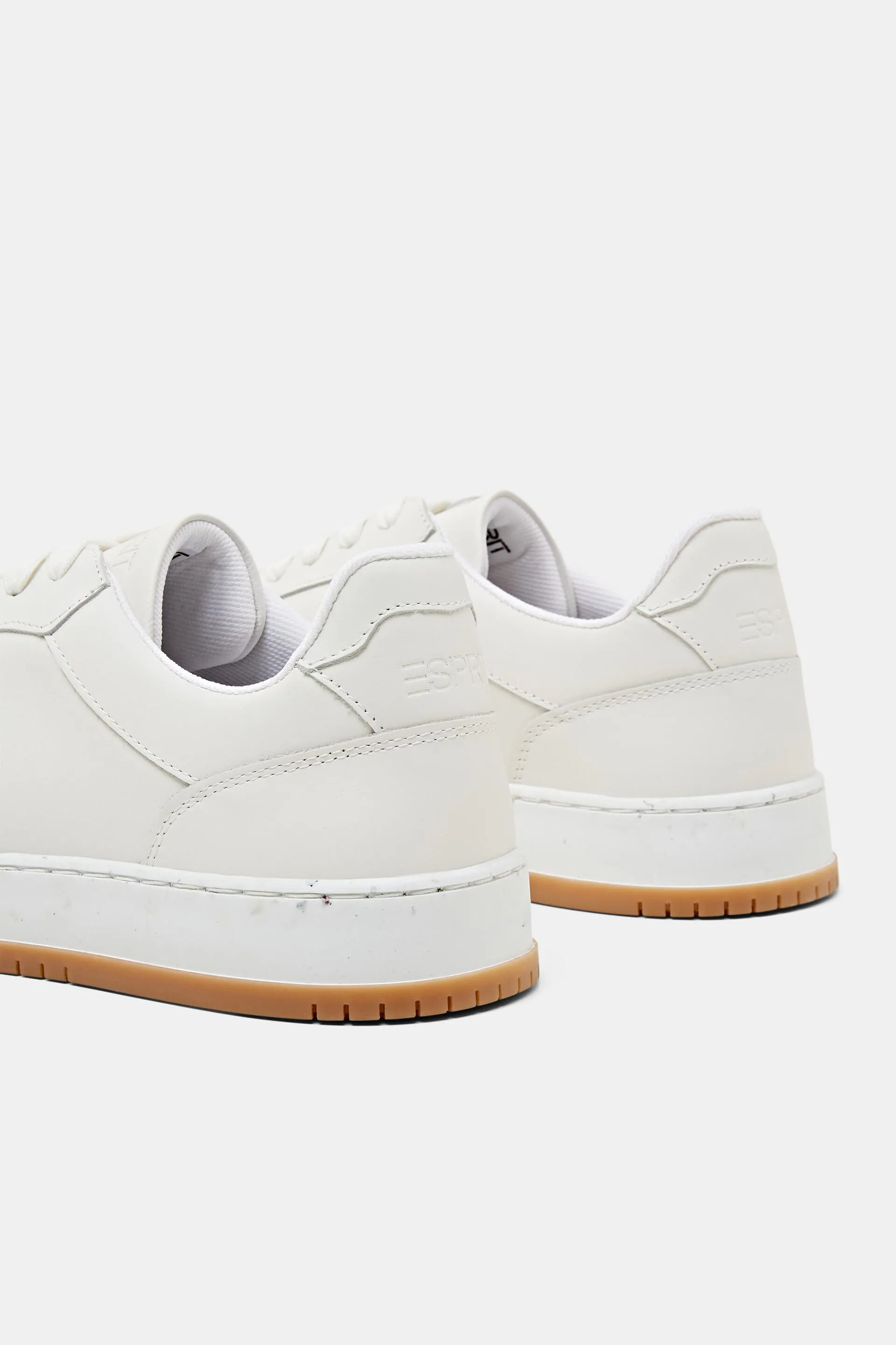 Sneakers stringate in pelle