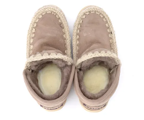 Stivaletto Mou Mini Eskimo Sneaker in montone grigio