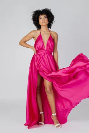 Vestito lungo Sol Wears Women DIANA LUNGO Fuxia
