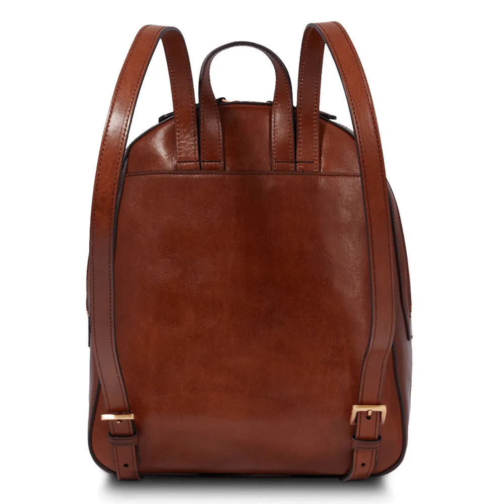 Zaino Donna THE BRIDGE linea Diana in Pelle Marrone